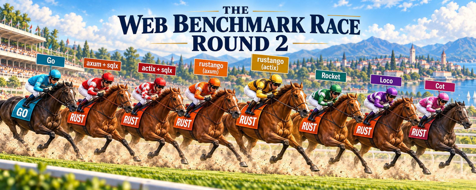 Benchmark, ronda 2: Rust, Go y los frameworks de Rust, perfilados
